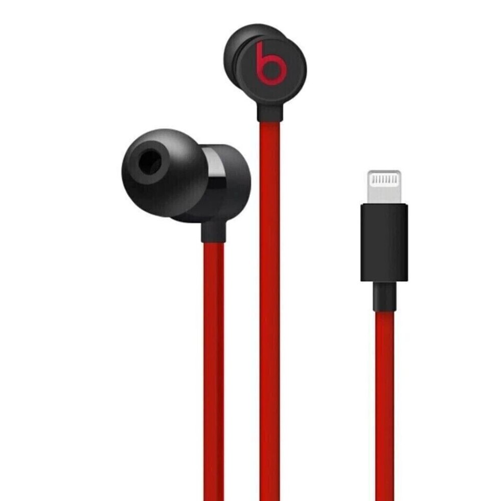 Beats urBeats3 Wired Earphones Lightning In-ear Headphones For IOS - RED